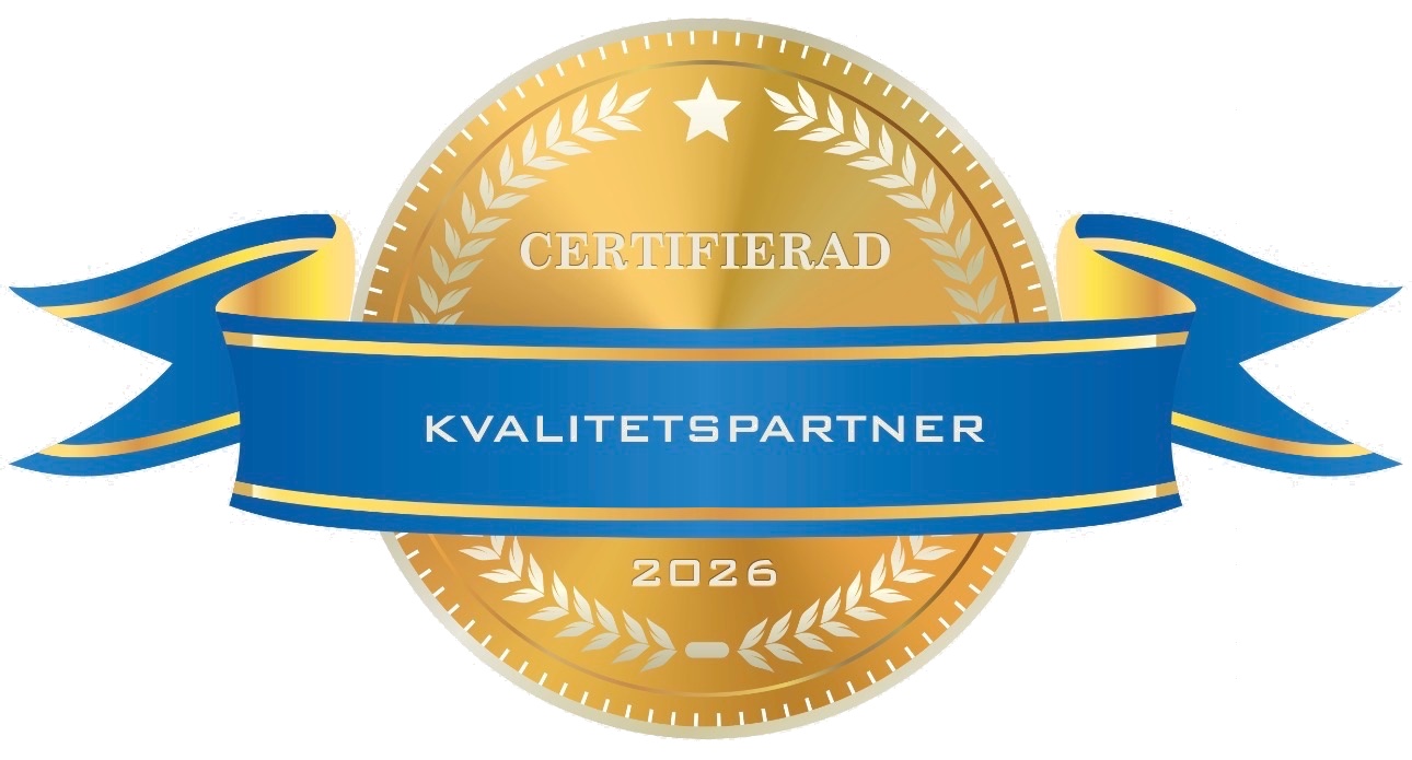 CERTIFIERAD KVALITETSPARTNER 2026